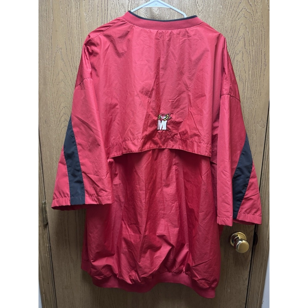 Vintage Y2K Maryland Terrapins 4XL Big & Tall Short Sleeved Windbreaker - Picture 2 of 13